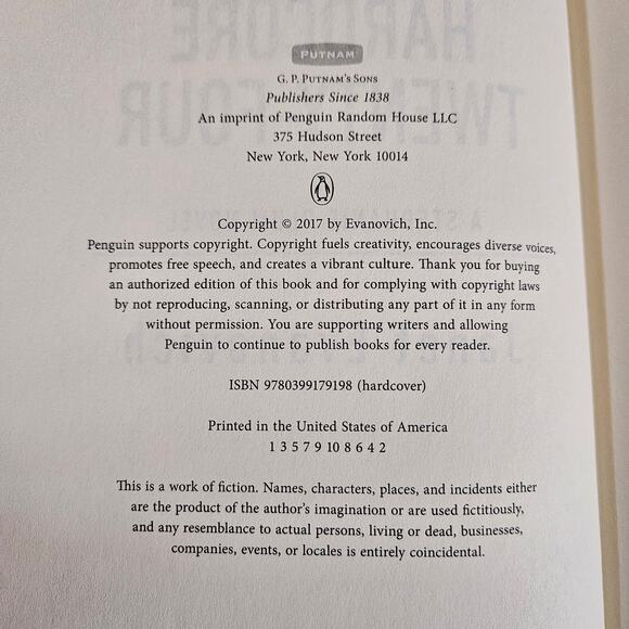 Hardcore Twenty Four A Stephanie Plum Novel By Janet Evanovich Signed - Picture 6 of 9